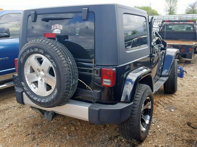 1J4FA54108L576523 - 2008 JEEP WRANGLER S BLACK photo 4
