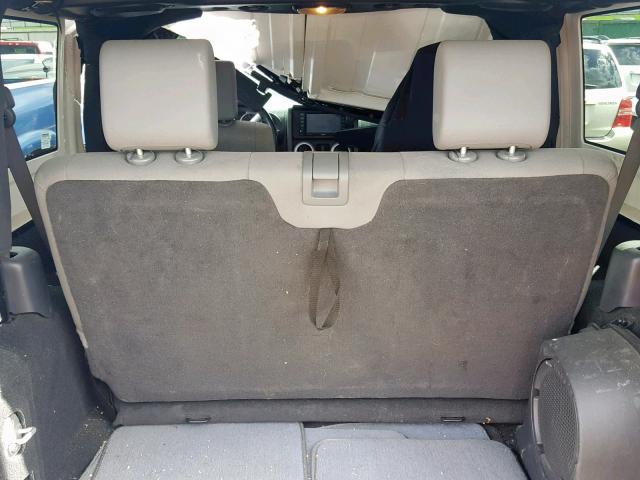 1J4FA54108L576523 - 2008 JEEP WRANGLER S BLACK photo 6