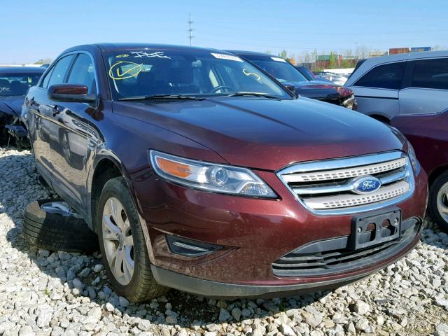 1FAHP2EWXCG133888 - 2012 FORD TAURUS SEL MAROON photo 1