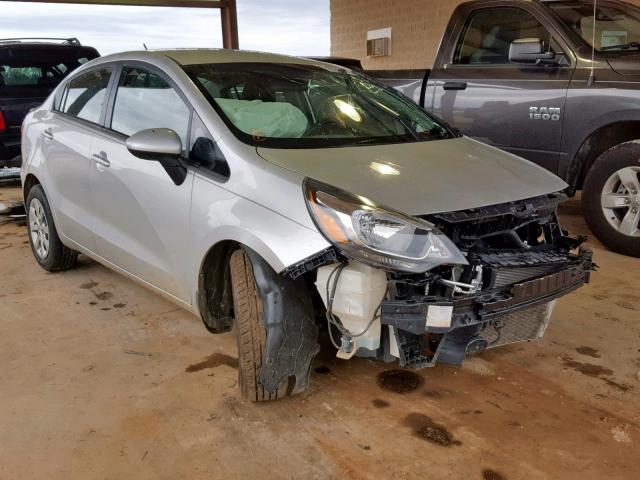 KNADM4A30G6658590 - 2016 KIA RIO LX SILVER photo 1