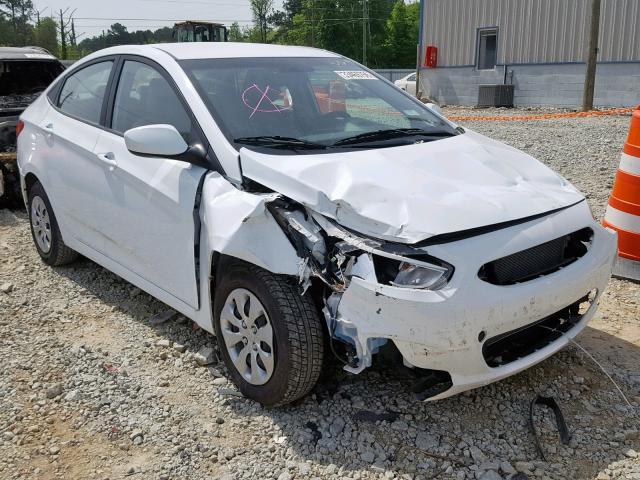 KMHCT4AEXHU292875 - 2017 HYUNDAI ACCENT SE WHITE photo 1