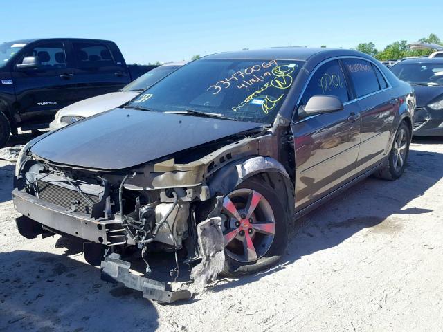 1G1ZC5EU3BF192661 - 2011 CHEVROLET MALIBU 1LT 金色 照片 2