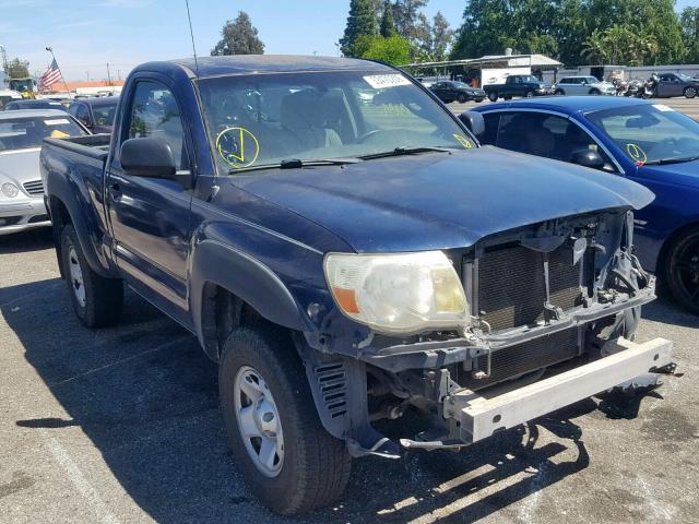 5TEPX42N05Z047773 - 2005 TOYOTA TACOMA BLUE photo 1