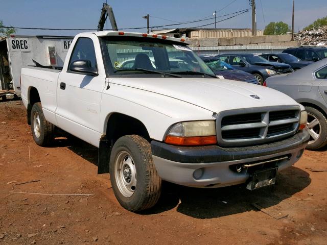 1B7GG26X41S194144 - 2001 DODGE DAKOTA WHITE photo 1