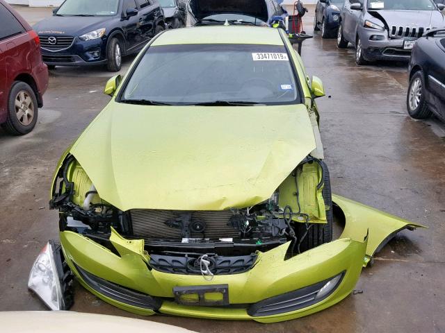 KMHHU6KH6AU004301 - 2010 HYUNDAI GENESIS CO GREEN photo 7