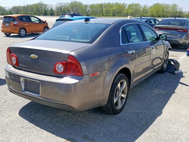 1G1ZC5E07CF254433 - 2012 CHEVROLET MALIBU 1LT BROWN photo 4