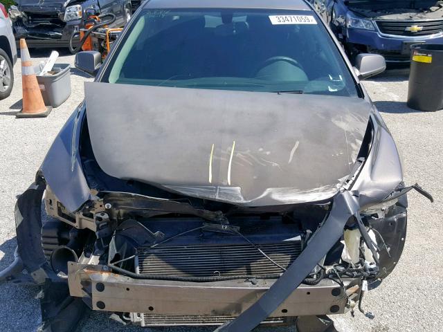 1G1ZC5E07CF254433 - 2012 CHEVROLET MALIBU 1LT BROWN photo 7