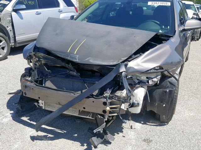 1G1ZC5E07CF254433 - 2012 CHEVROLET MALIBU 1LT BROWN photo 9