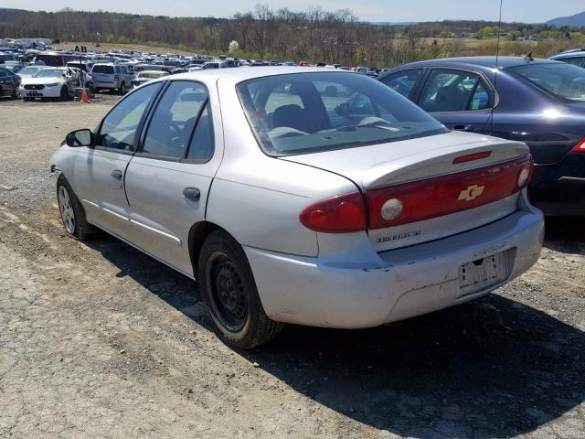 1G1JF52F347374660 - 2004 CHEVROLET CAVALIER L SILVER photo 3