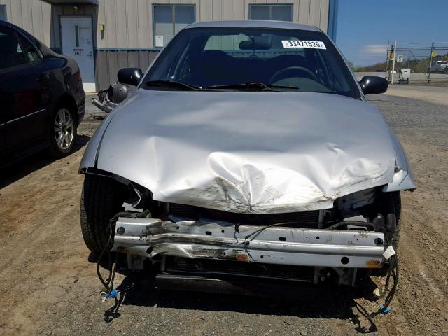 1G1JF52F347374660 - 2004 CHEVROLET CAVALIER L SILVER photo 9