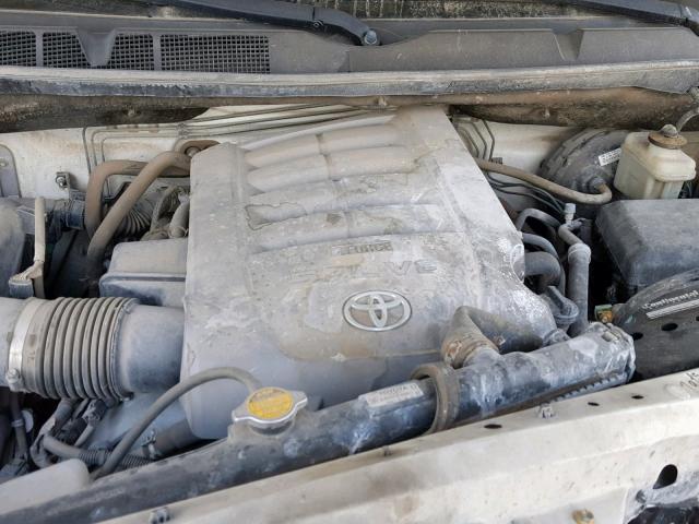 5TBEV54117S462784 - 2007 TOYOTA TUNDRA CRE WHITE photo 7