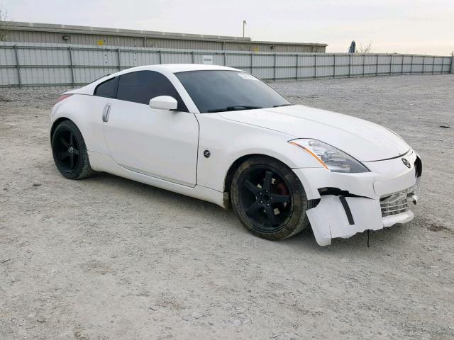 JN1AZ34D44T153528 - 2004 NISSAN 350Z COUPE WHITE photo 1