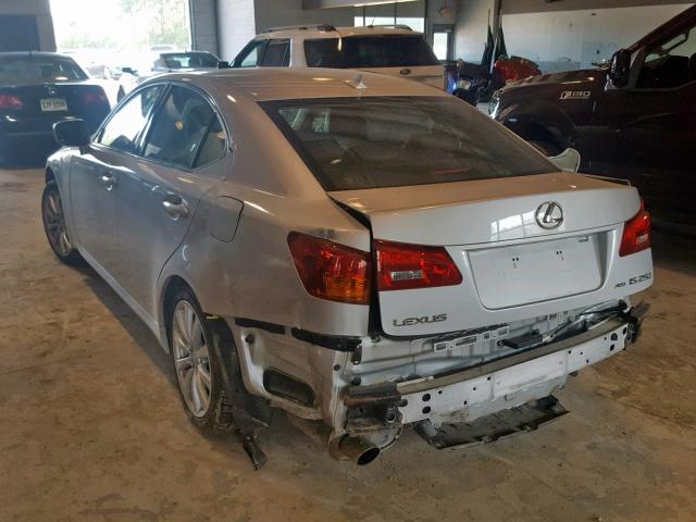 JTHCK262382023914 - 2008 LEXUS IS 250 SILVER photo 3