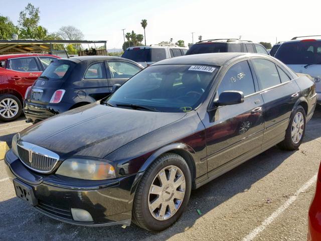 1LNHM87A14Y642458 - 2004 LINCOLN LS BLACK photo 2