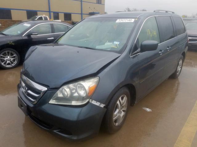 5FNRL38785B034620 - 2005 HONDA ODYSSEY EXL  photo 2