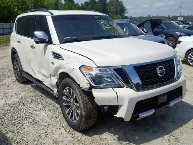 JN8AY2ND5J9051676 - 2018 NISSAN ARMADA SV WHITE photo 1