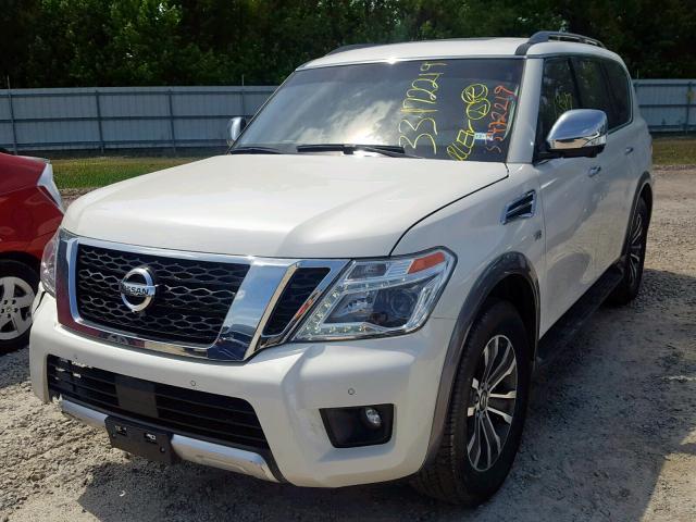 JN8AY2ND5J9051676 - 2018 NISSAN ARMADA SV WHITE photo 2