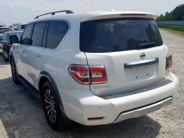 JN8AY2ND5J9051676 - 2018 NISSAN ARMADA SV WHITE photo 3