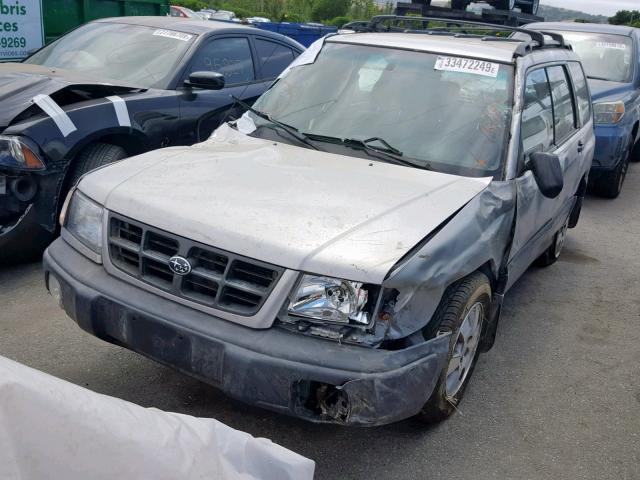 JF1SF6352XG747690 - 1999 SUBARU FORESTER L SILVER photo 2