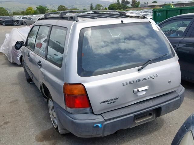 JF1SF6352XG747690 - 1999 SUBARU FORESTER L SILVER photo 3