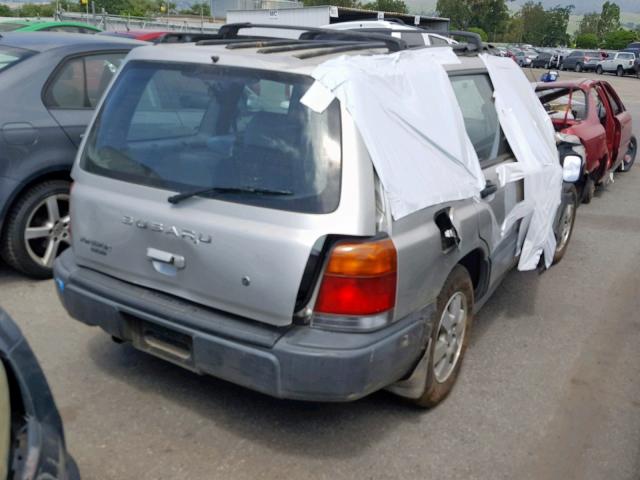 JF1SF6352XG747690 - 1999 SUBARU FORESTER L SILVER photo 4