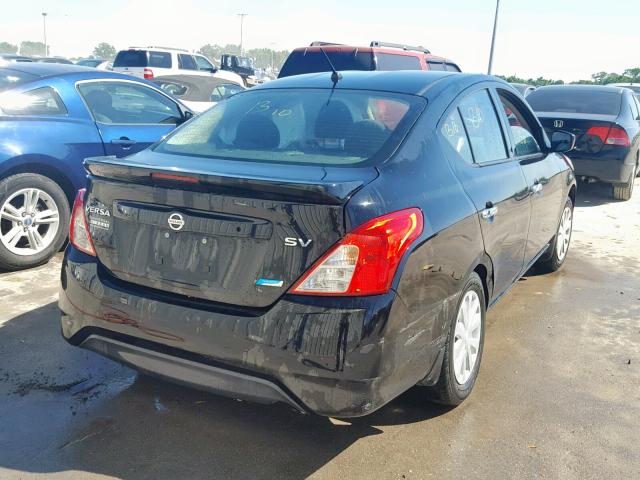 3N1CN7AP5FL868691 - 2015 NISSAN VERSA S BLACK photo 4