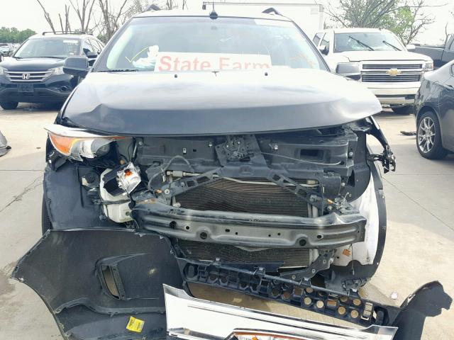 2FMDK3JC3DBA25786 - 2013 FORD EDGE SEL BLACK photo 9