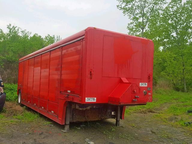 1M9RB1611NH043288 - 1992 TRAIL KING TRAILER RED photo 1