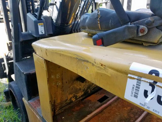 0000000A3EC340367 - 2002 CATE FORKLIFT YELLOW photo 10