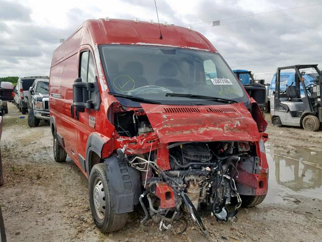 3C6TRVDG8GE134304 - 2016 RAM PROMASTER 红色 照片 1