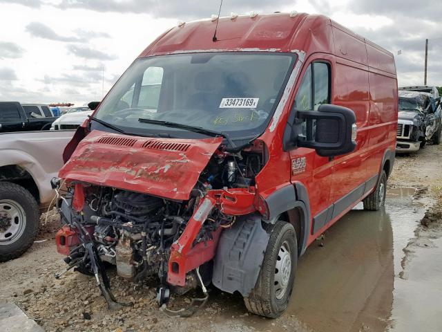 3C6TRVDG8GE134304 - 2016 RAM PROMASTER 红色 照片 2