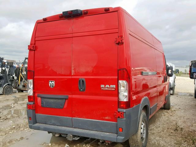 3C6TRVDG8GE134304 - 2016 RAM PROMASTER 红色 照片 4