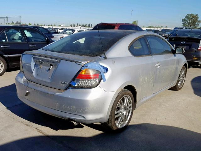 JTKDE177060113864 - 2006 TOYOTA SCION TC ვერცხლისფერი ფოტო 4