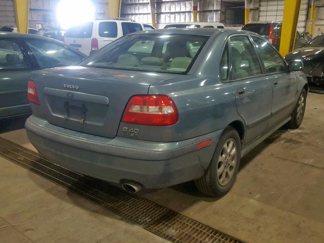 YV1VS295X2F831493 - 2002 VOLVO S40 1.9T TEAL photo 4