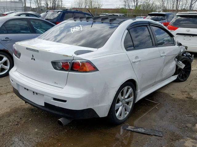 JA32U2FU2GU009836 - 2016 MITSUBISHI LANCER ES WHITE photo 4