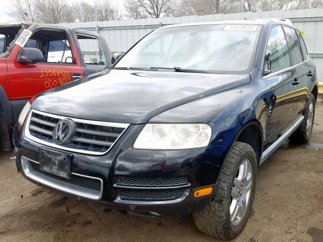 WVGCM77L44D050565 - 2004 VOLKSWAGEN TOUAREG 4. BLACK photo 2