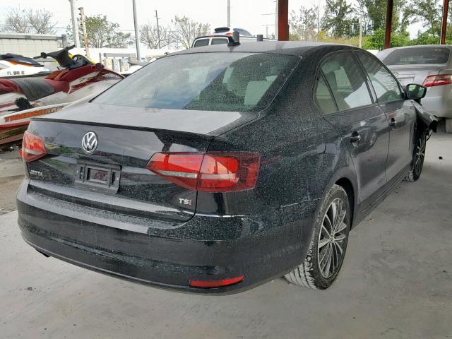 3VWD17AJ1GM287478 - 2016 VOLKSWAGEN JETTA SPOR BLACK photo 4