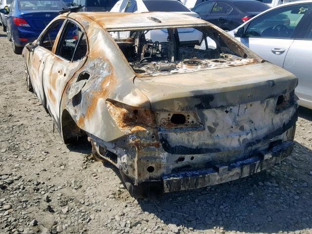 19UUB2F54HA001945 - 2017 ACURA TLX TECH WHITE photo 3