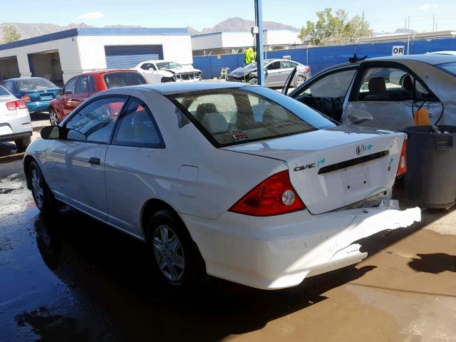 1HGEM22194L061249 - 2004 HONDA CIVIC DX V WHITE photo 3