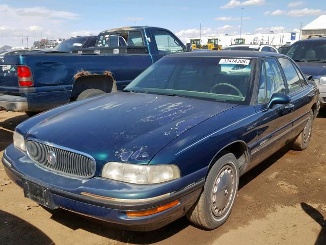 1G4HP52KXXH417823 - 1999 BUICK LESABRE CU BLUE photo 2