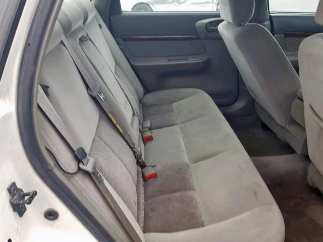 2G1WF52EX49104983 - 2004 CHEVROLET IMPALA WHITE photo 6