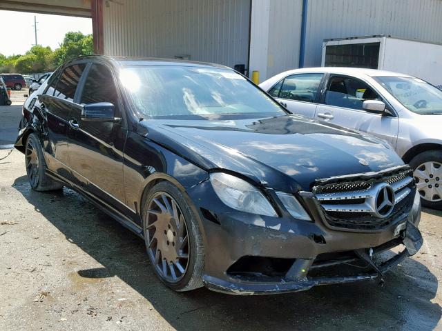 WDDHF5GB0BA471834 - 2011 MERCEDES-BENZ E 350 BLACK photo 1