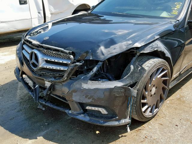 WDDHF5GB0BA471834 - 2011 MERCEDES-BENZ E 350 BLACK photo 9