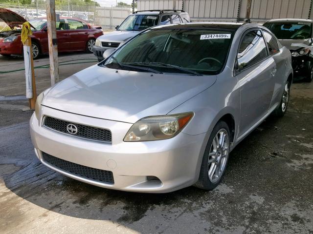 JTKDE177460136953 - 2006 TOYOTA SCION TC SILVER photo 2