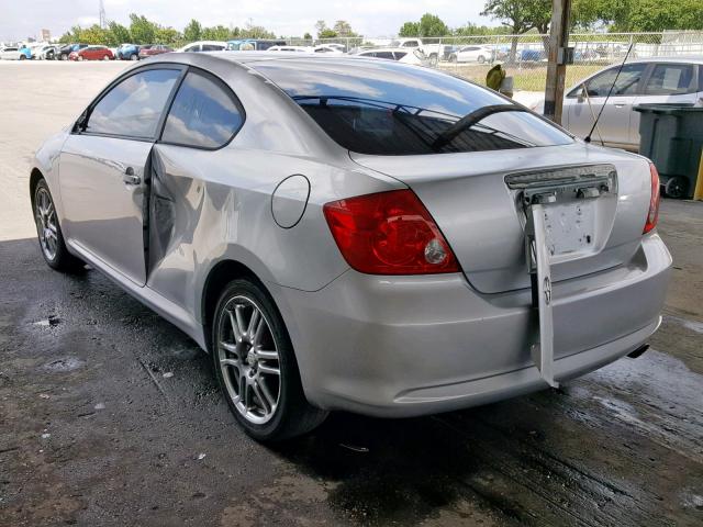 JTKDE177460136953 - 2006 TOYOTA SCION TC SILVER photo 3