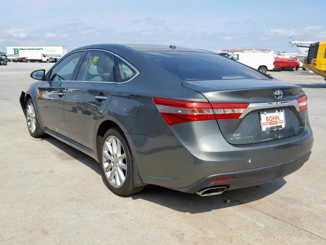 4T1BK1EBXDU003128 - 2013 TOYOTA AVALON BAS GREEN photo 3