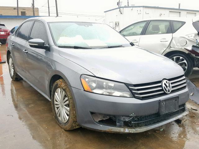 1VWAT7A32FC065661 - 2015 VOLKSWAGEN PASSAT S GRAY photo 1