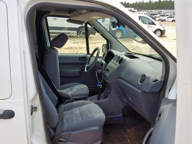 NM0LS7BN6DT134859 - 2013 FORD TRANSIT CO WHITE photo 5