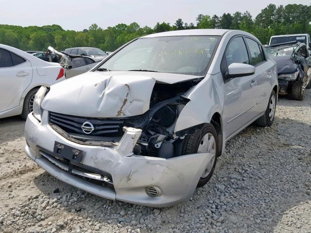 3N1AB6AP6CL703528 - 2012 NISSAN SENTRA 2.0 SILVER photo 2