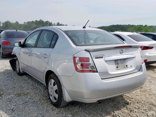 3N1AB6AP6CL703528 - 2012 NISSAN SENTRA 2.0 SILVER photo 3